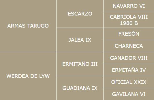 Genealogía PRE Espliego de Jama Centro equino Jama en Talavera de la Reina Toledo